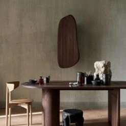 Ferm Living Feve Wall Cabinet Walnut 13 Ferm Living Feve Wall Cabinet Walnut -ferm LIVING || MONTANA Shop fermliving ss23 pylodiningtable 1104267682 fevewallcabinet 1104267727 rootstool 1104267440 image 01 p