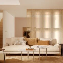 GUBI Flaneur Sofa 2 Seater Indianskop 15 With Legs In Antique Brass -ferm LIVING || MONTANA Shop flaneur variants pic3 fig p