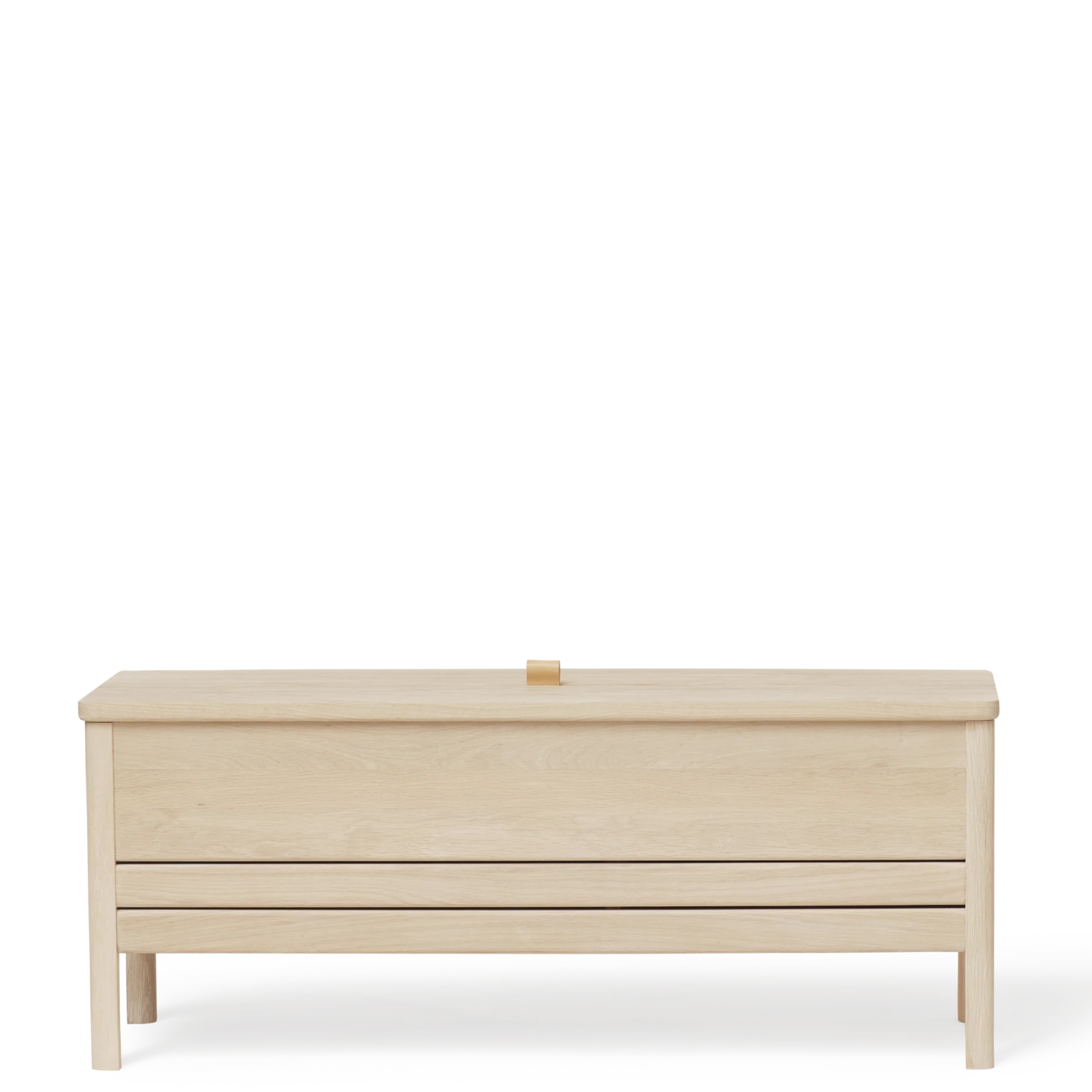 Form & Refine A Line Bench 111 Cm White Oiled Oak 4 Form & Refine A Line Bench 111 Cm White Oiled Oak - Image 2