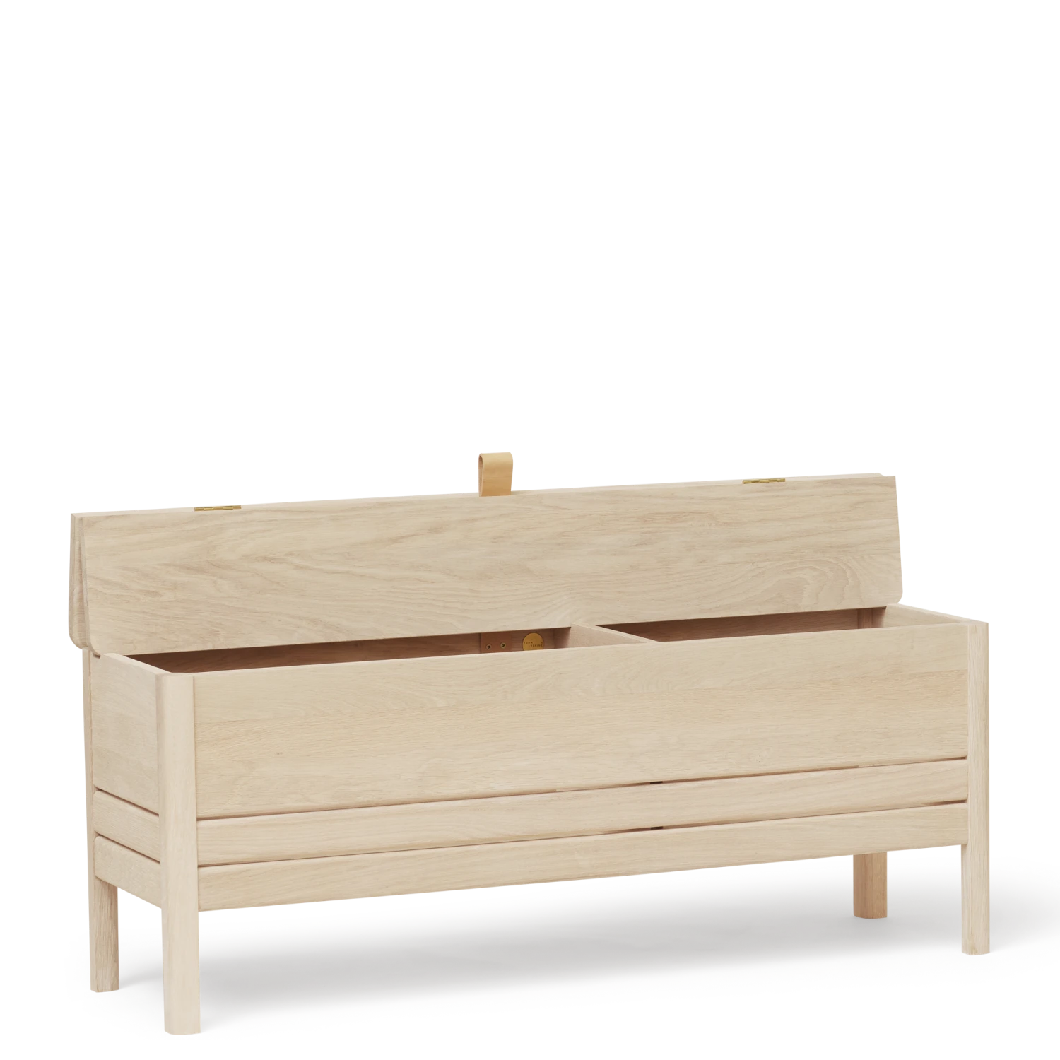 Form & Refine A Line Bench 111 Cm White Oiled Oak 5 Form & Refine A Line Bench 111 Cm White Oiled Oak - Image 3