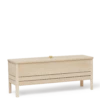 Form & Refine A Line Bench 111 Cm White Oiled Oak -ferm LIVING || MONTANA Shop form and refine a line storage bench 111 white oak perspective p