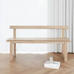 Form & Refine Position Bench Oak 155 Cm -ferm LIVING || MONTANA Shop form refine 9 enviroment low position bench p