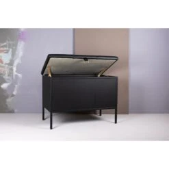 Maze Frank Storage Bench Black/ Black 13 Maze Frank Storage Bench Black/ Black -ferm LIVING || MONTANA Shop frank black open p