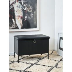 Maze Frank Storage Bench Black/ Black 15 Maze Frank Storage Bench Black/ Black -ferm LIVING || MONTANA Shop frank black p