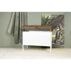 Maze Frank Storage Bench Black/ Brown 10 Maze Frank Storage Bench Black/ Brown -ferm LIVING || MONTANA Shop frank white open p