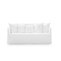 Gervasoni Ghost 10 Sofa Lino Bianco