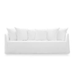 Gervasoni Ghost 12 Sofa Lino Bianco