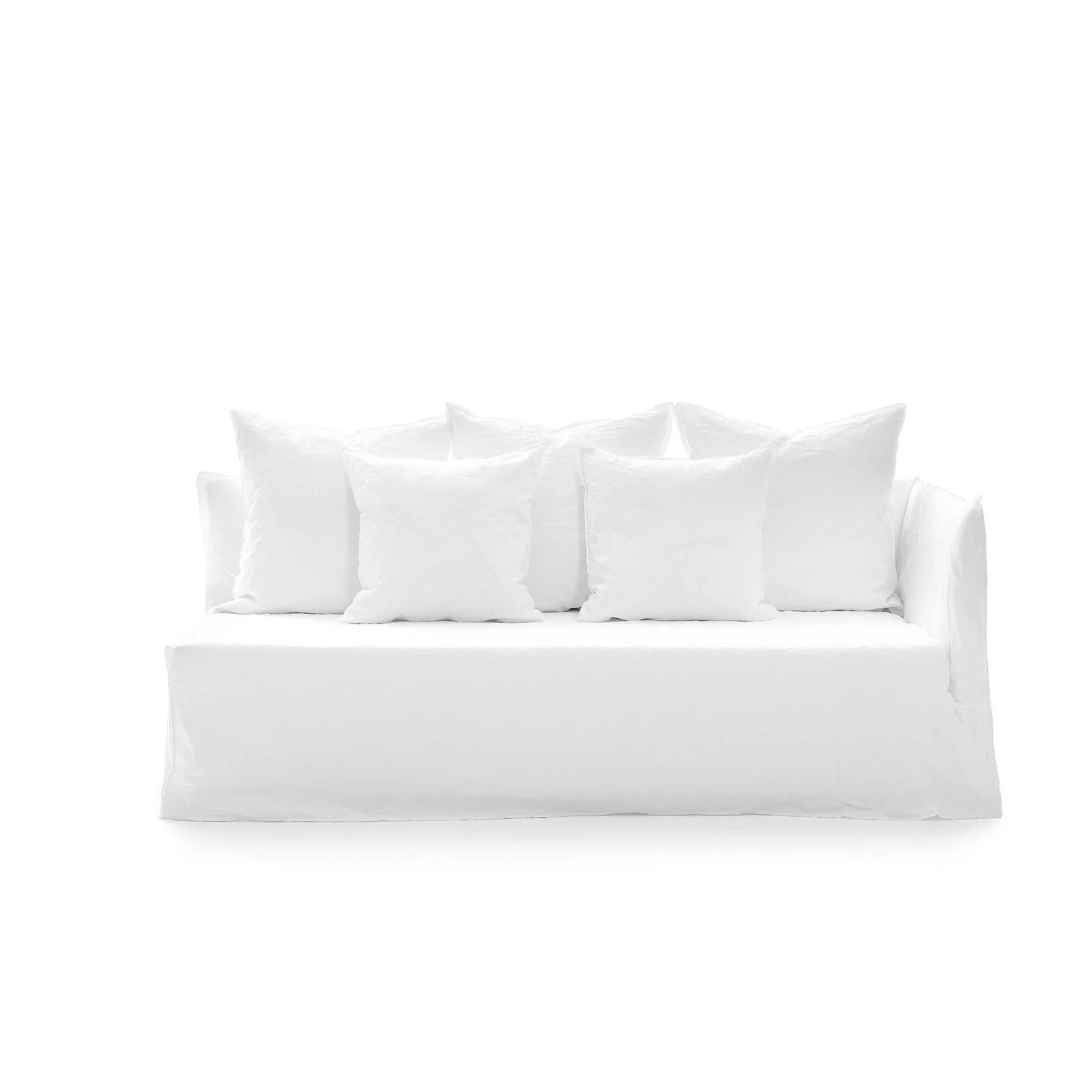 Gervasoni Ghost 21 R Module Sofa Lino Bianco 3 Gervasoni Ghost 21 R Module Sofa Lino Bianco
