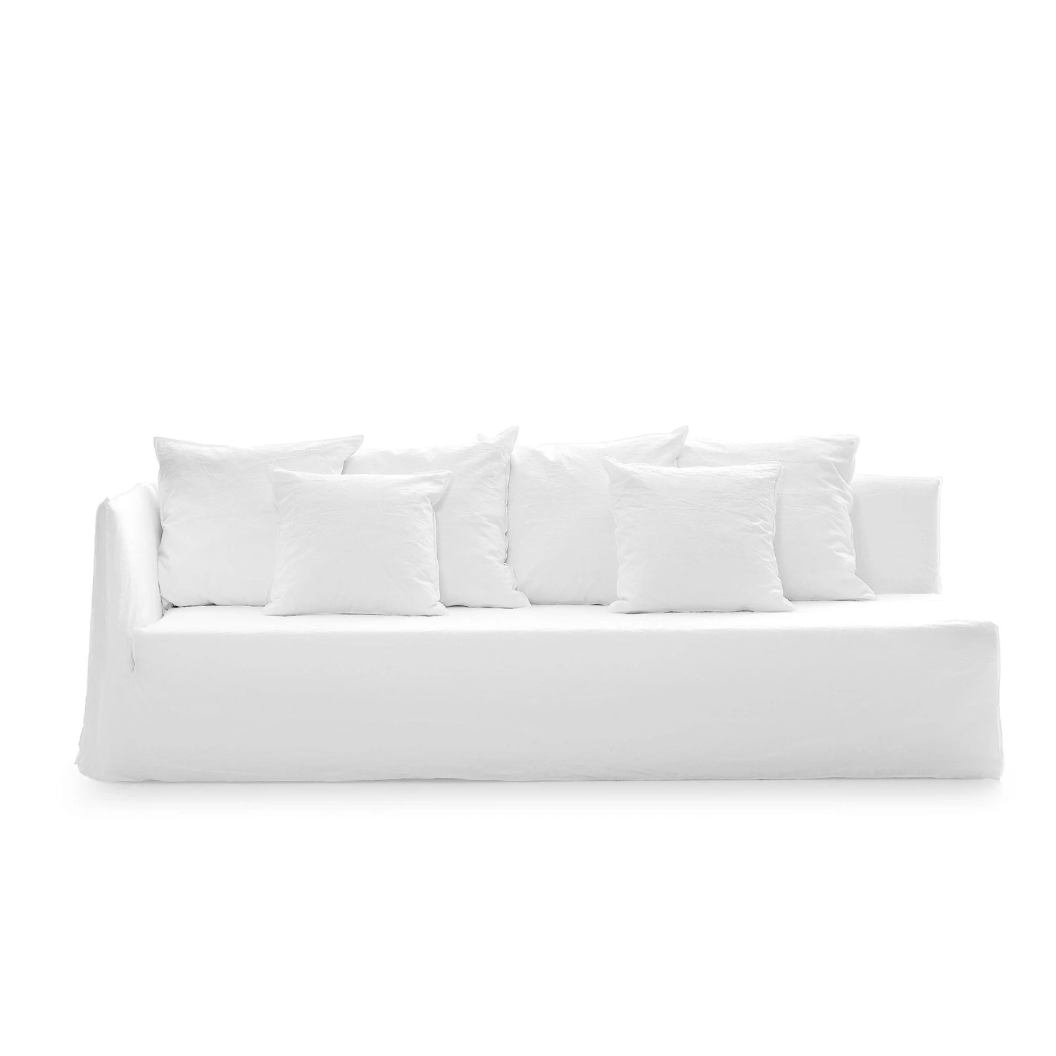 Gervasoni Ghost 22 L Module Sofa Lino Bianco 3 Gervasoni Ghost 22 L Module Sofa Lino Bianco