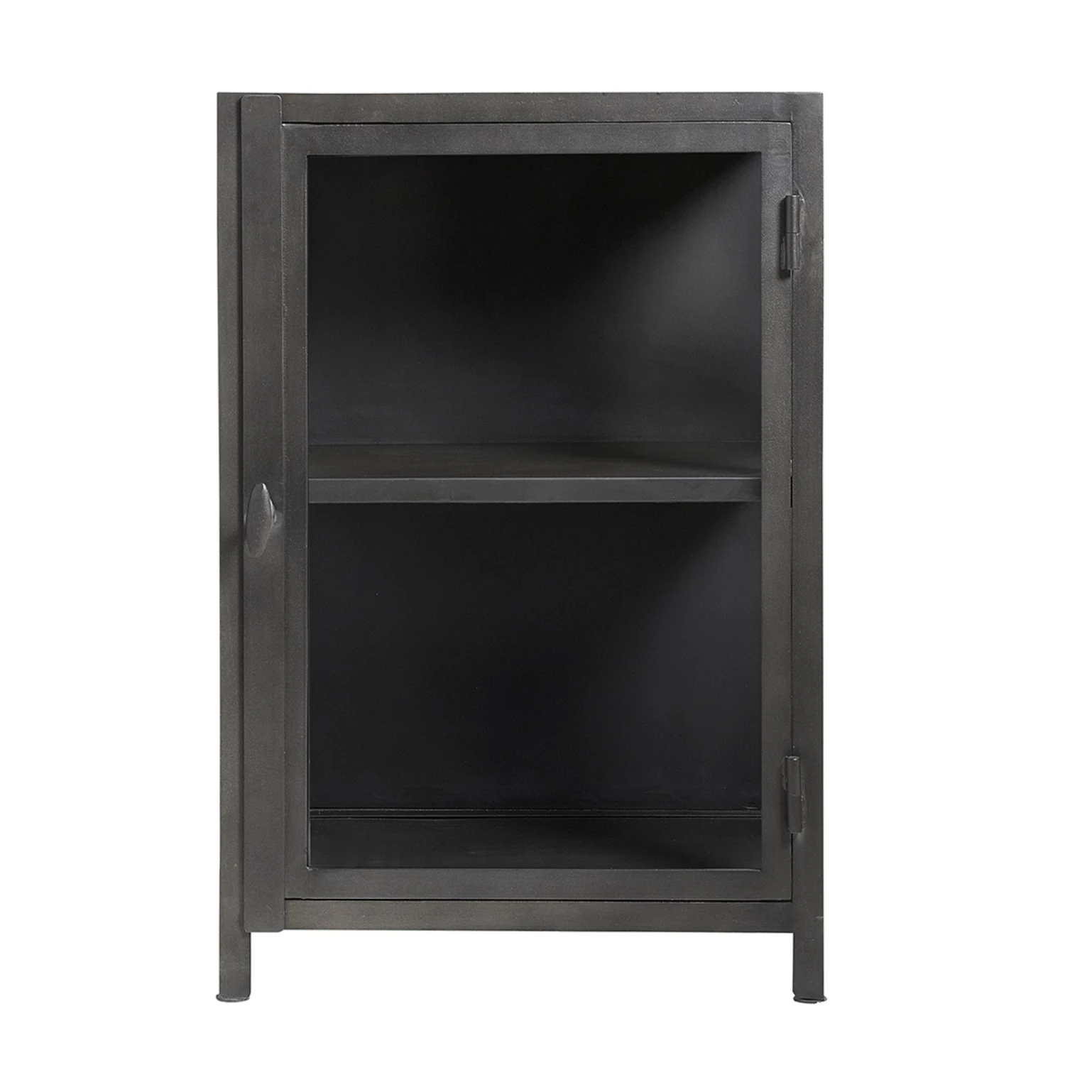 Muubs New York Glass Cabinet Low Black 3 Muubs New York Glass Cabinet Low Black