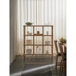 Design House Stockholm Frame Bookcase High -ferm LIVING || MONTANA Shop image3 2740 8401 framehighoak lifestyle p