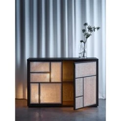Design House Stockholm Air Cabinet Black -ferm LIVING || MONTANA Shop image7 2359 0100 2359 8400 2359 1000 airsideboard lifestyle p