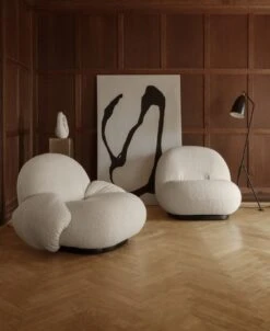 GUBI Pacha Armchair W. Armrests And Swivel Karakorum 001/Black 9 GUBI Pacha Armchair W. Armrests And Swivel Karakorum 001/Black -ferm LIVING || MONTANA Shop karakorum 001 black gubi home pacha lounge v4 p