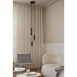 Thorup Copenhagen Noel Armchair Stainless Steel/ Gray Wool -ferm LIVING || MONTANA Shop l301 noel lounge chair thorup copenhagen 3 p