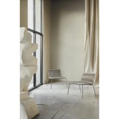 Thorup Copenhagen Noel Armchair Stainless Steel/ Gray Wool -ferm LIVING || MONTANA Shop l301 noel lounge chairs thorup copenhagen 5 p