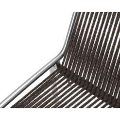 Thorup Copenhagen Noel Armchair Stainless Steel/ Dark Gray Wool -ferm LIVING || MONTANA Shop l302 detail noel lounge chair thorupcph p