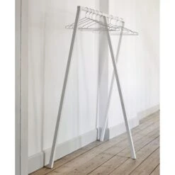 HAY Loop Stand Wardrobe Clothes Rack L130 X H150 Gray -ferm LIVING || MONTANA Shop loop stand wardrobe white hang silver p