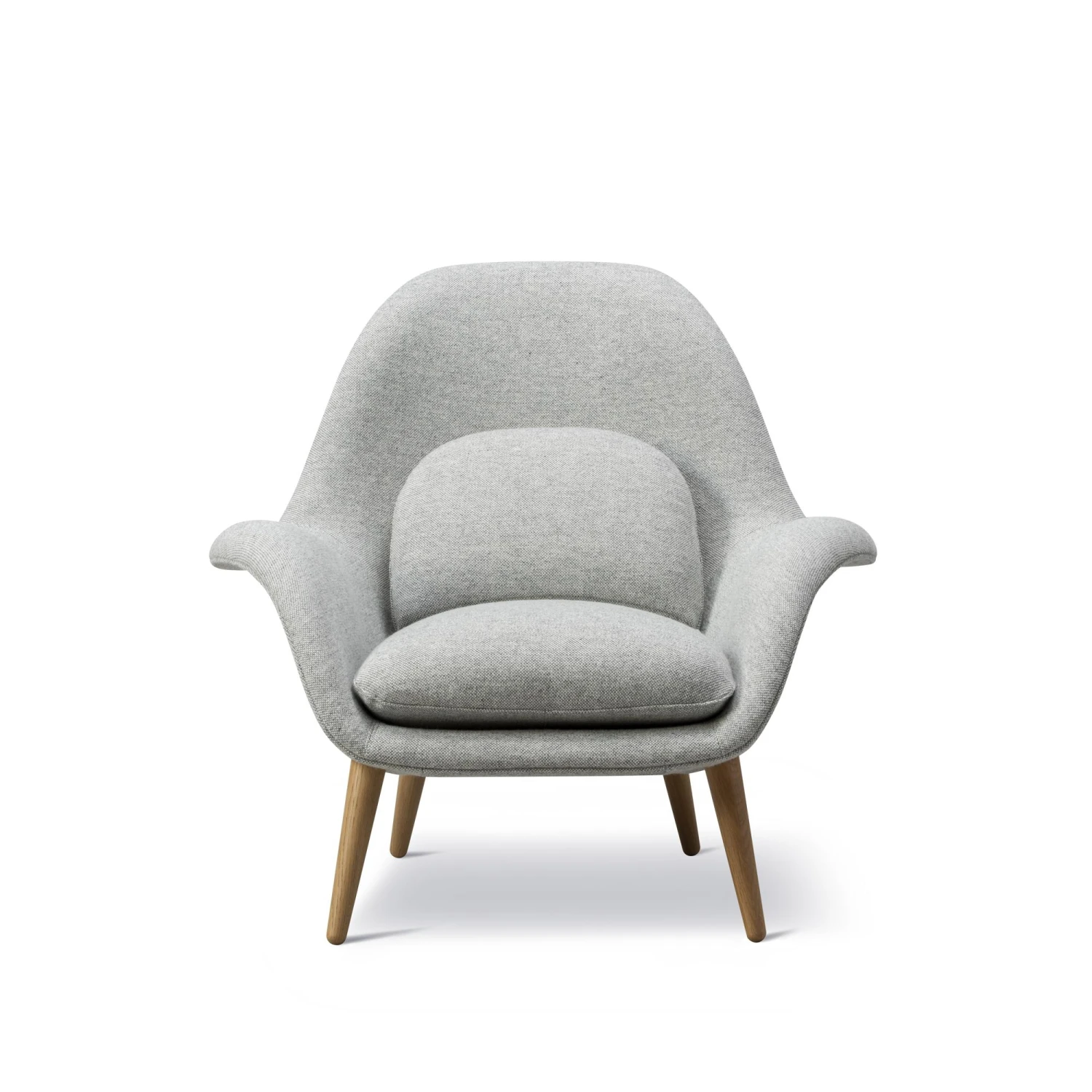 Fredericia Furniture Swoon Armchair Lacquered Oak/Hallingdal 116 6 Fredericia Furniture Swoon Armchair Lacquered Oak/Hallingdal 116 - Image 4