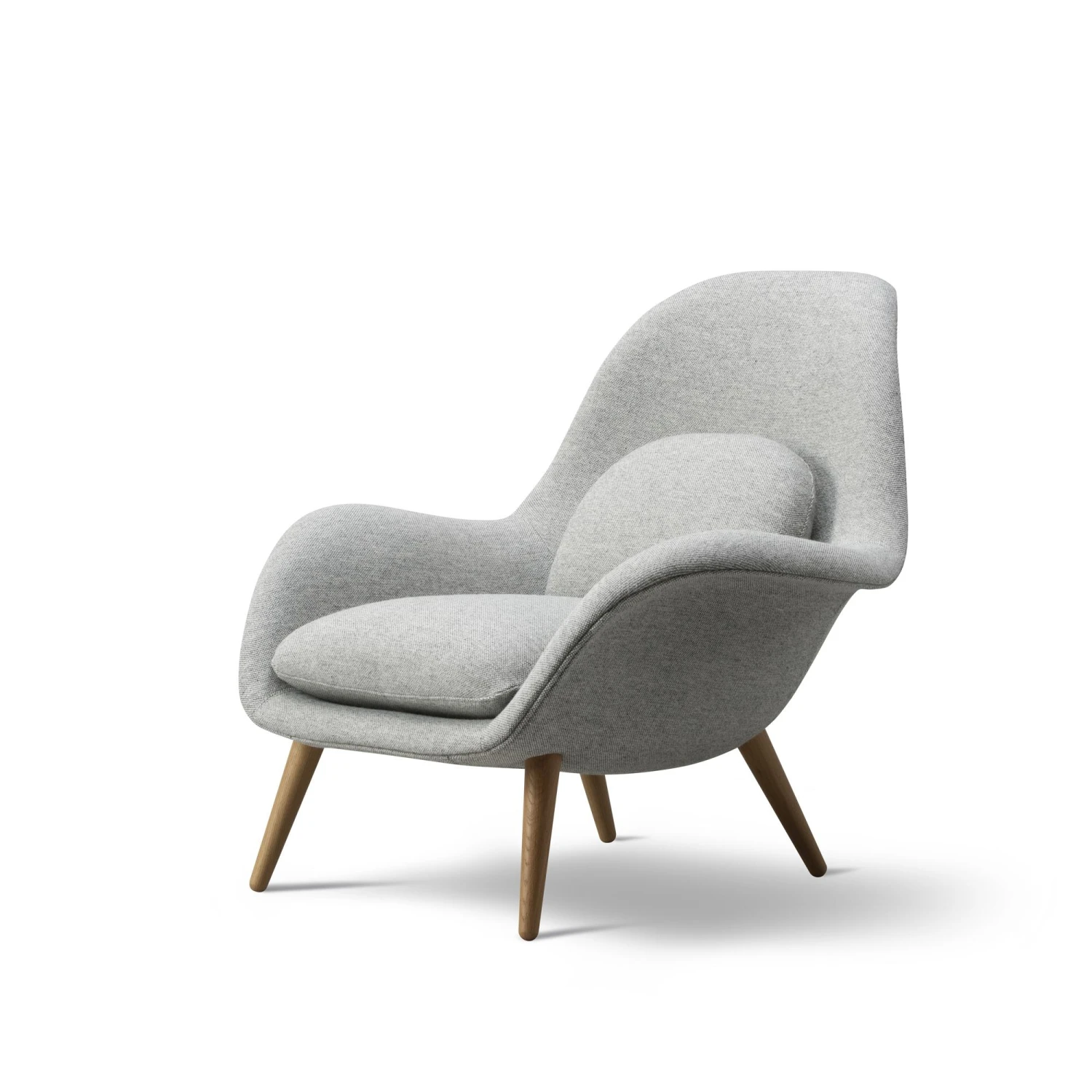 Fredericia Furniture Swoon Armchair Lacquered Oak/Hallingdal 116 3 Fredericia Furniture Swoon Armchair Lacquered Oak/Hallingdal 116