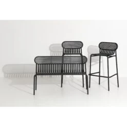 Petite Friture WEEK-END Bench Black 14 Petite Friture WEEK-END Bench Black -ferm LIVING || MONTANA Shop m0740601 m0740901 weekend bench highstool pf packshot p