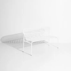Petite Friture WEEK-END Bench White -ferm LIVING || MONTANA Shop m0740609 weekend bench white pf packshot 1 p