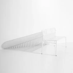 Petite Friture WEEK-END Bench White -ferm LIVING || MONTANA Shop m0740609 weekend bench white pf packshot 3 p