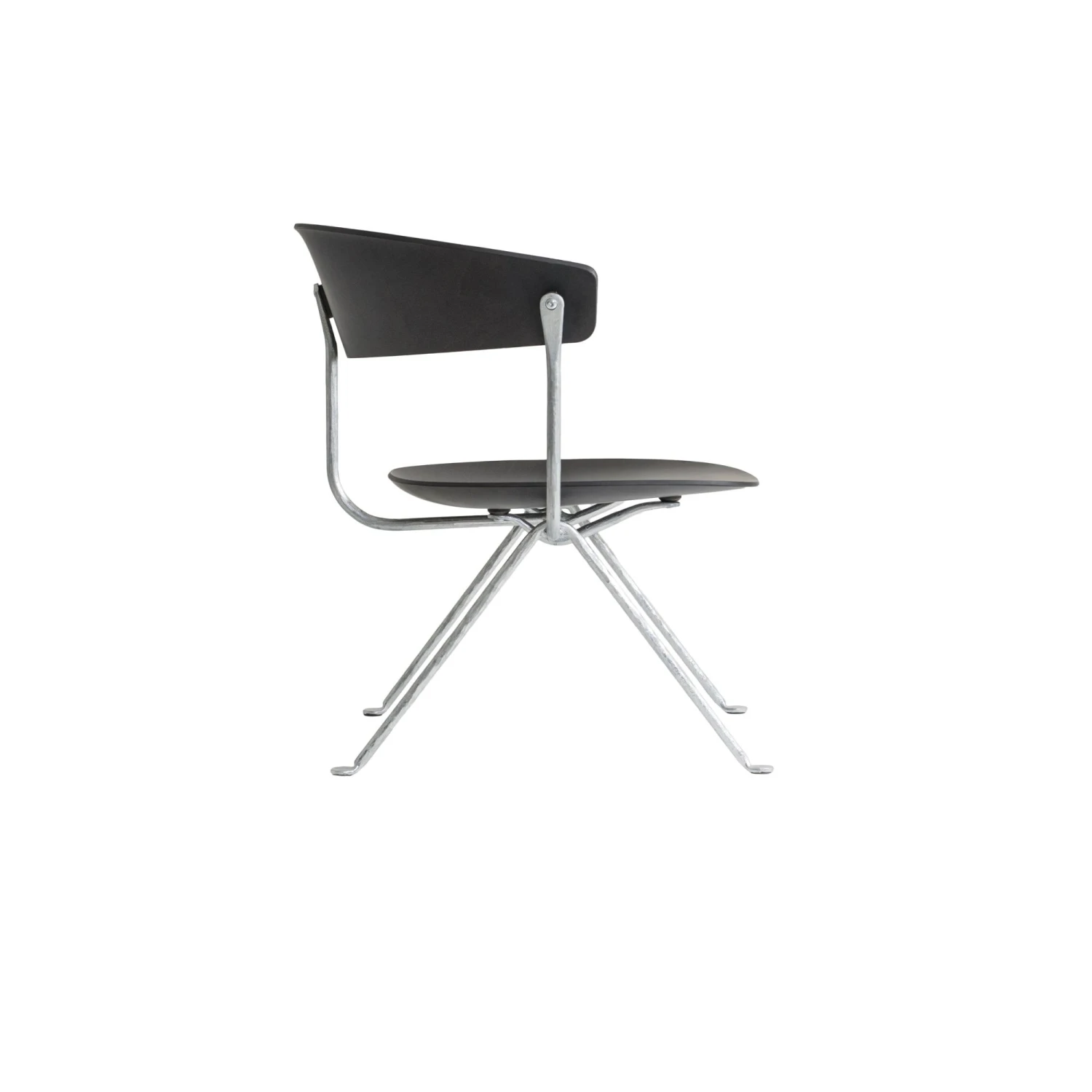 Magis Officina Armchair Galvanized/ Black 6 Magis Officina Armchair Galvanized/ Black - Image 4