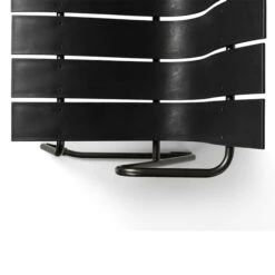 Mater Ocean Bench Black -ferm LIVING || MONTANA Shop mater 09351 ocean black bench packshot detail p