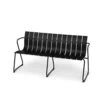 Mater Ocean Bench Black -ferm LIVING || MONTANA Shop mater 09351 ocean black bench packshot front p