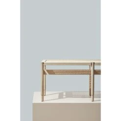 Mater Winston Bench Matt Lacquered Oak -ferm LIVING || MONTANA Shop matercampaign19 winstonbench p