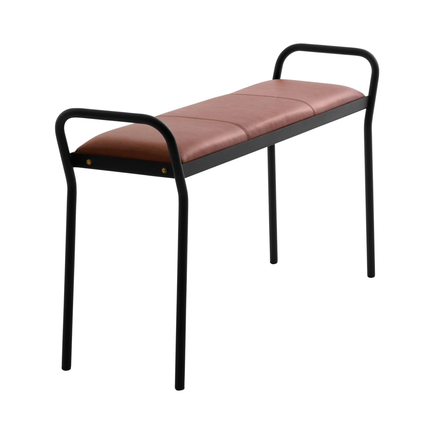 Maze Anytwo Bench Black/Cognac 3 Maze Anytwo Bench Black/Cognac