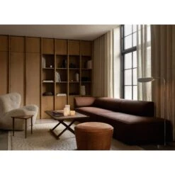 Audo The Tired Man Armchair Smoked Oak/Sheepskin Moonlight -ferm LIVING || MONTANA Shop menu the tired man jager lounge table eave modular sofa corner open end wing floor lamp umanoff nesting table p