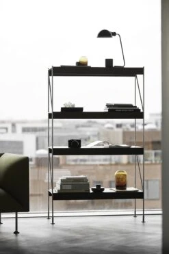 Audo Zet Shelf 1x4 Black -ferm LIVING || MONTANA Shop menu zet shelves p