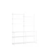 MOEBE S.200.2.D Bookcase System White/ White -ferm LIVING || MONTANA Shop moebe shelving system wb s 200 2 d white high res p