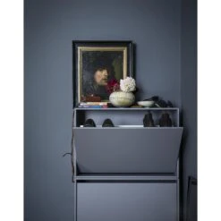 Montana Selection Hide Shoe Cabinet Mushroom 12 Montana Selection Hide Shoe Cabinet Mushroom -ferm LIVING || MONTANA Shop montana hall s103 detail01 2017 h rgb 1 p