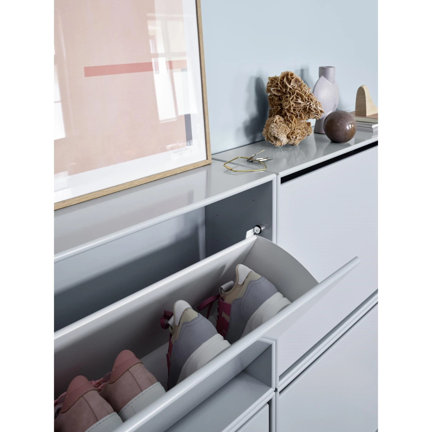 Montana Selection Hide Shoe Cabinet Mushroom 8 Montana Selection Hide Shoe Cabinet Mushroom - Image 6