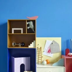 Montana Mini 1302 Bookcase Anthracite -ferm LIVING || MONTANA Shop montana kids s03 montanamini amber monarch camomile vanilla rhubarb detail h p 2