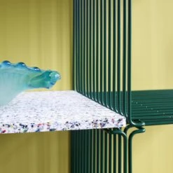 Montana Panton Wire Top Plate Smoked Glass 34.8 Cm X 34.8 Cm -ferm LIVING || MONTANA Shop montana pantonwire pine circularmulticolourtop hall detail h p