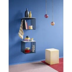 Montana Panton Wire Single Shelf Black 34.8 Cm X 34.8 Cm -ferm LIVING || MONTANA Shop montana pantonwire pine circularmulticolourtop kitchen h p