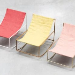 Valerie Objects Rocking Chair Mustard/ Yellow -ferm LIVING || MONTANA Shop mullervanseveren rockingchair v9015019 v9015020 v9015021 hr p