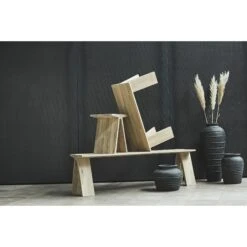 Muubs Angle Bench 160 Cm Oak Natural/white Oiled -ferm LIVING || MONTANA Shop muubs ss21 52 p