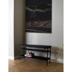Maze Nancy Bench Black/ Black -ferm LIVING || MONTANA Shop nancy1 p
