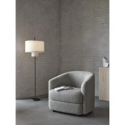 New Works Covent Armchair Narrow Nevotex Barnum Hemp -ferm LIVING || MONTANA Shop new works autumn 21 covent lounge chair barnum hemp 3 margin floor lamp p