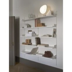 New Works New Works Library Bookcase 1900 Oak/ White -ferm LIVING || MONTANA Shop new works fall 22 nw library shelf white white 1 p 2