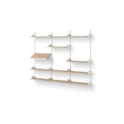 New Works New Works Display Shelf 1900 Oak/ White