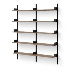 New Works New Works Library Bookcase 1900 Walnut/ Black