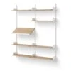 New Works New Works Living Bookcase 1900 Oak/ White