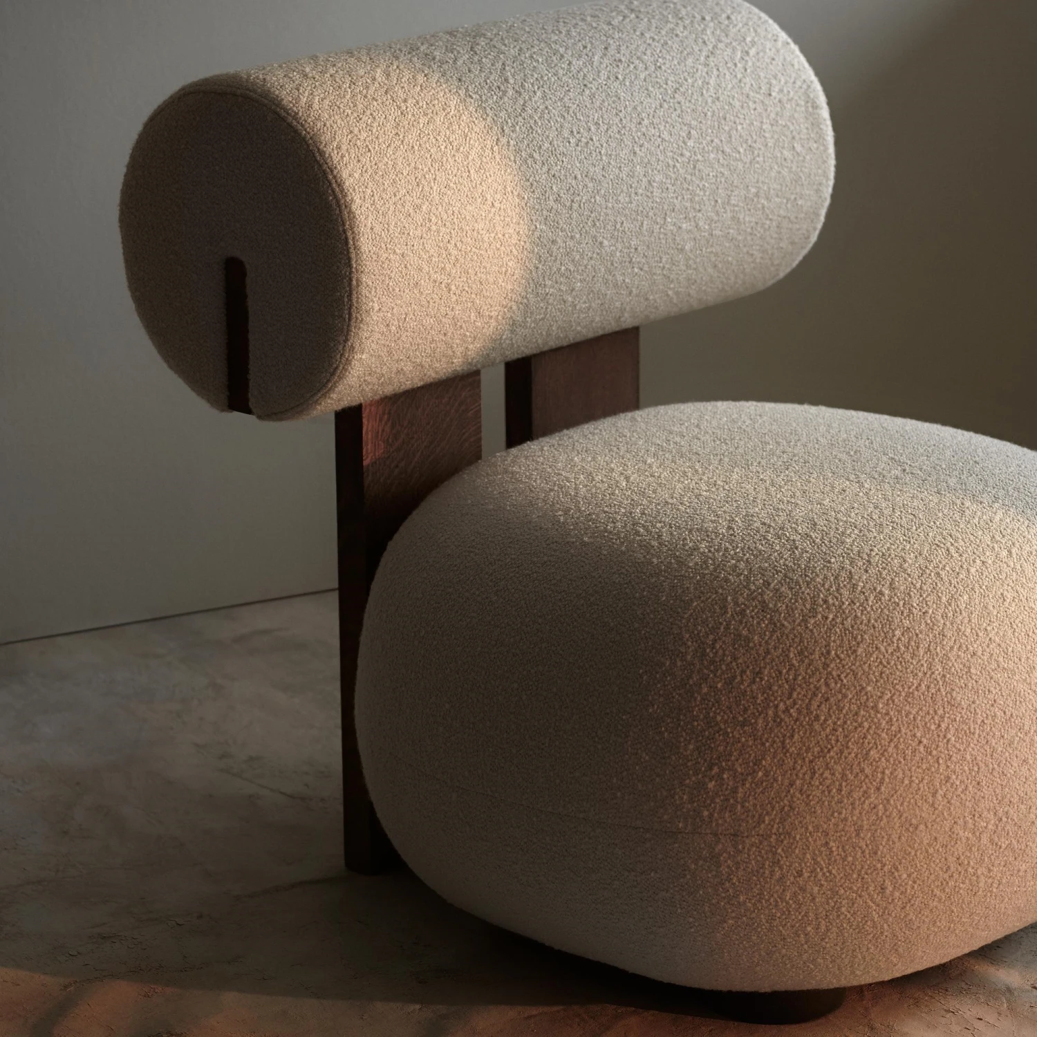 NORR11 Hippo Armchair Light Smoked Oak/Hallingdal 65 220 5 NORR11 Hippo Armchair Light Smoked Oak/Hallingdal 65 220 - Image 3