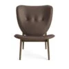 NORR11 Elephant Armchair Light Smoked Oak/Dark Brown 21001 -ferm LIVING || MONTANA Shop norr11elephant lounge chairdunes dark brown 21001 oak light smoked p