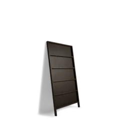 Moooi Oblique Wall Shelf Small Wenge Stained Oak